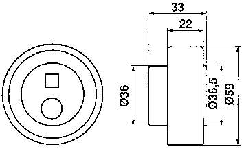 Tensor correa distribución VKM13100 SKF