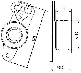 VKM 16212 SKF rodillo, cadena de distribución