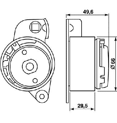 Rodillo, cadena de distribución VKM16501 SKF