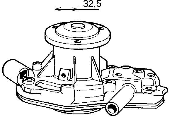 Motor de agua VALEO 506086