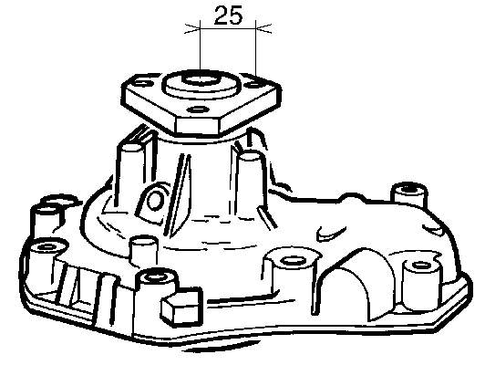 VKPC86606 SKF bomba de agua