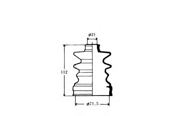 Fuelle, árbol de transmisión delantero interior VKJP8112 SKF