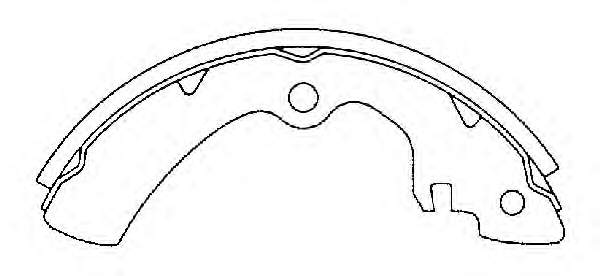 Zapatas de freno 8593 ABS
