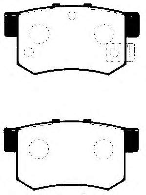 Pastillas traseras de freno Nipparts J3614008 precio, desde 12,50 EUR