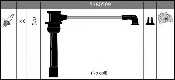 Juego de cables de encendido J5380509 Nipparts