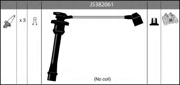 Juego de cables de encendido J5382061 Nipparts