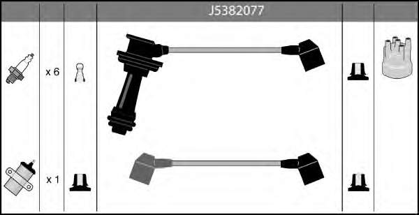 Juego de cables de encendido 44319 NGK