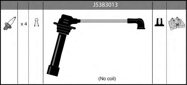 J5383013 Nipparts juego de cables de encendido