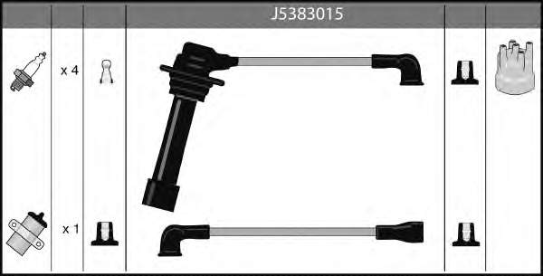 J5383015 Nipparts cables de bujías