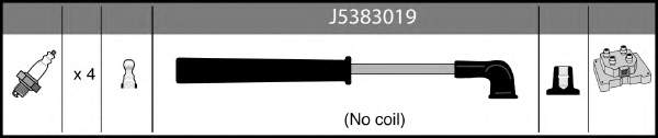 Juego de cables de encendido J5383019 Nipparts