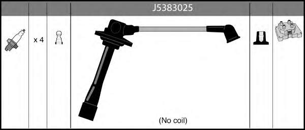 Juego de cables de encendido J5383025 Nipparts