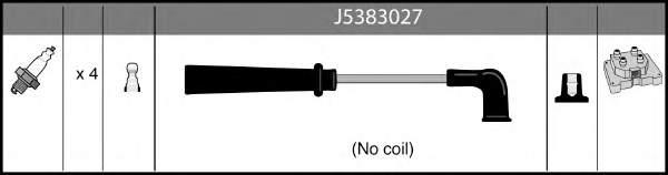 J5383027 Nipparts cables de bujías