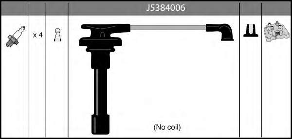 Juego de cables de encendido J5384006 Nipparts