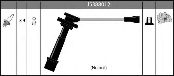 Juego de cables de encendido 3370575F02 Suzuki