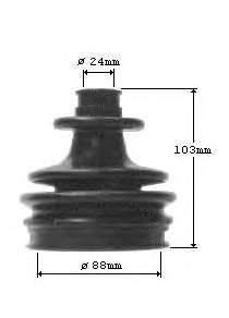 Fuelle, árbol de transmisión delantero exterior Peugeot 205 2 20A, C