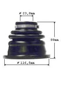 302667 Loebro fuelle, árbol de transmisión delantero interior izquierdo