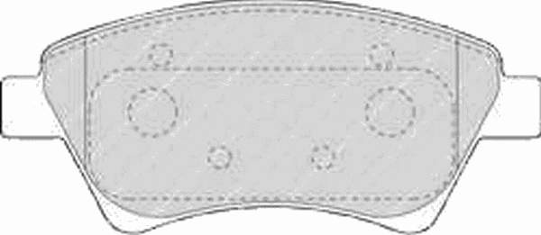 FDB1544 Ferodo Pastillas delanteras