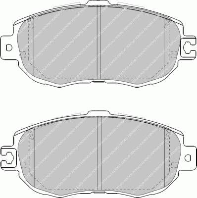 FDB1558 Ferodo pastillas de freno delanteras