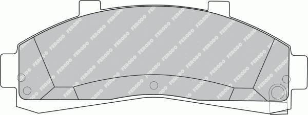 Comprar FDB1129 Ferodo Pastillas delanteras de freno
