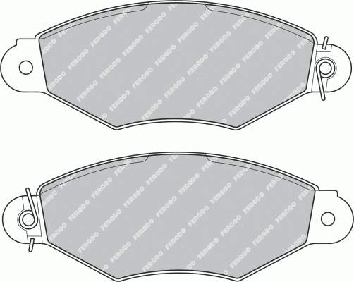 Pastillas de freno delanteras Ferodo FDB1135