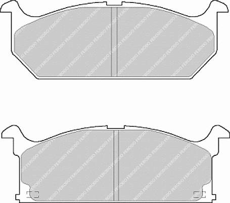 Pastillas de freno delanteras FDB528 Ferodo