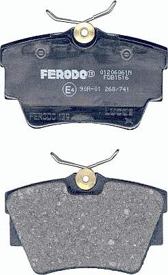 FVR1516 Ferodo Pastillas freno traseras