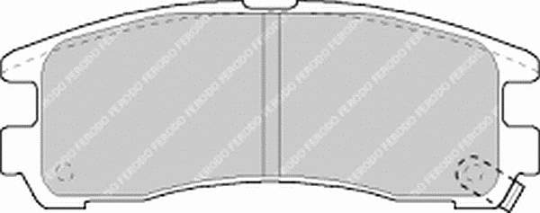 Comprar FDB803 Ferodo Pastillas traseras de freno