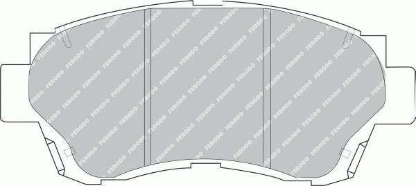 FDB868 Ferodo pastillas de freno delanteras