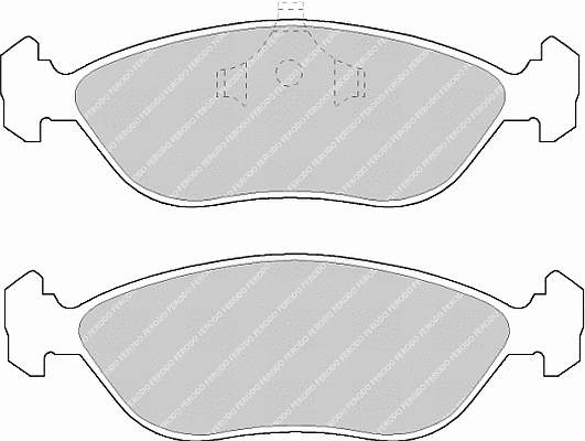 FDB897 Ferodo pastillas de freno delanteras