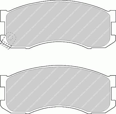 FDB939 Ferodo pastillas de freno delanteras
