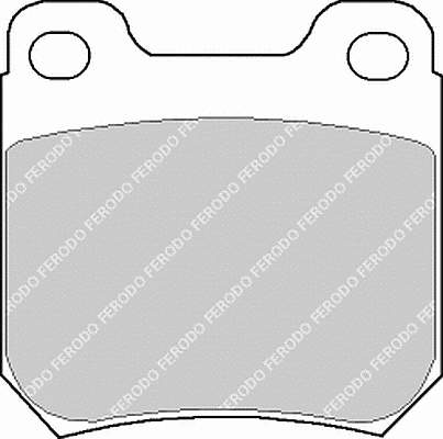 FDB973 Ferodo pastillas de freno traseras