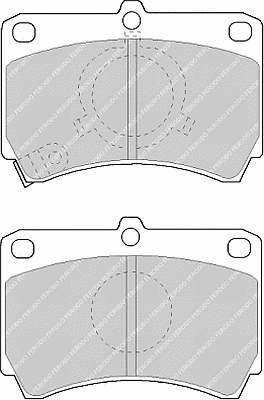 fdb993 Ferodo pastillas de freno delanteras