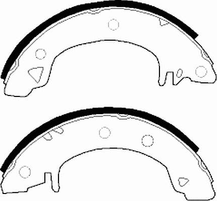 FSB175 Ferodo zapatas de frenos de tambor traseras