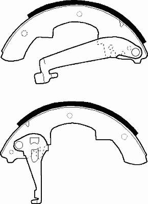 FSB178 Ferodo zapatas de frenos de tambor traseras