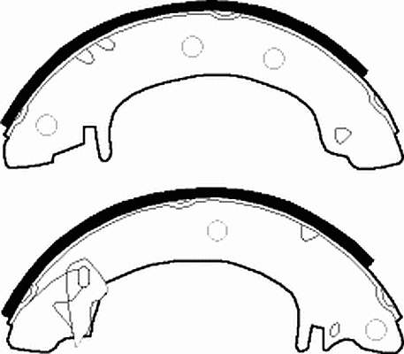 FSB215 Ferodo zapatas de frenos de tambor traseras