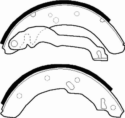 FSB226 Ferodo zapatas de frenos de tambor traseras