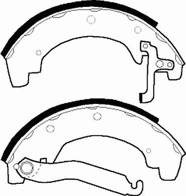 FSB279 Ferodo zapatas de frenos de tambor traseras