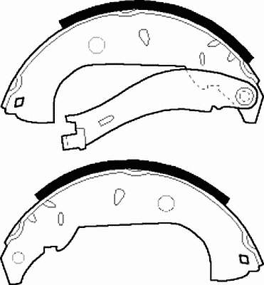 FSB307 Ferodo zapatas de frenos de tambor traseras