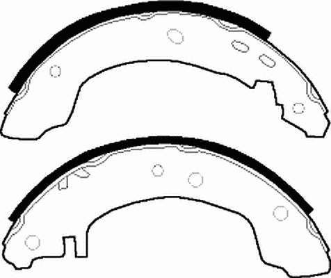 FSB308 Ferodo zapatas de frenos de tambor traseras