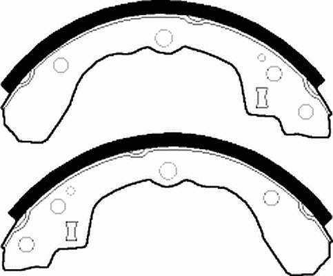 FSB516 Ferodo zapatas de frenos de tambor traseras
