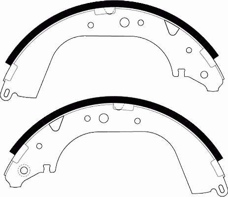 FSB559 Ferodo zapatas de frenos de tambor traseras