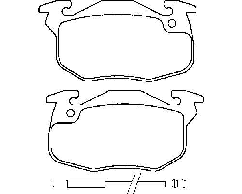 MDB1291 Mintex Pastillas delanteras