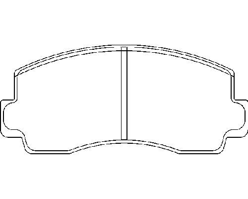 MDB1607 Mintex pastillas de freno delanteras