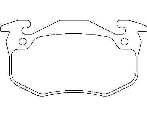 MDB1676 Mintex pastillas de freno delanteras