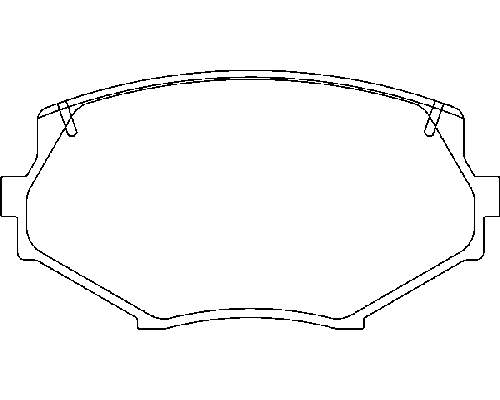 MDB1686 Mintex pastillas de freno delanteras