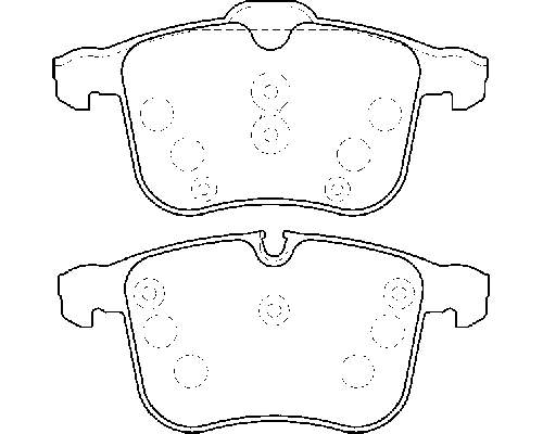 MDB2547 Mintex pastillas de freno delanteras