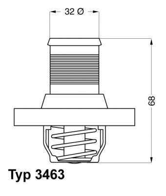 Termostato 346389D Wahler