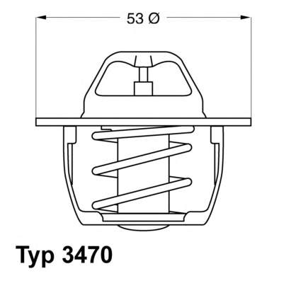 347089D50 Wahler Termostato de agua