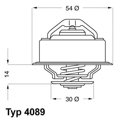 Termostato, refrigerante 273459 Volvo