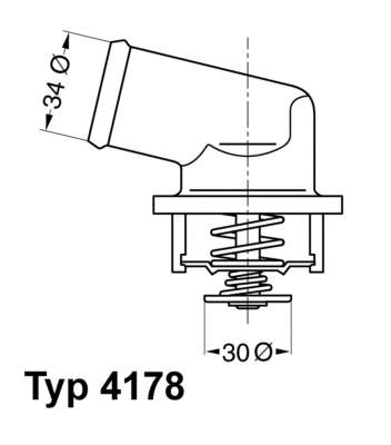 Termostato refrigerante Wahler 417892D